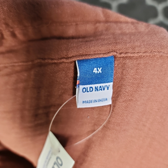 Waist-Defined Crinkle Gauze Romper -- 3-inch inseam - Picture 5 of 7